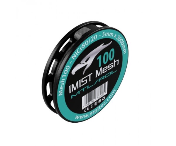 IMIST 3 Meter Mesh Wire MTL NiCr80 6,8mm Mesh 100