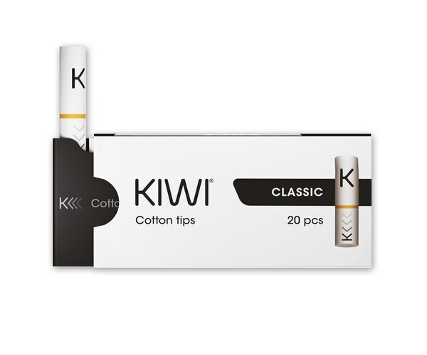 Kiwi - Cotton Filter Tips (20 Stück) White
