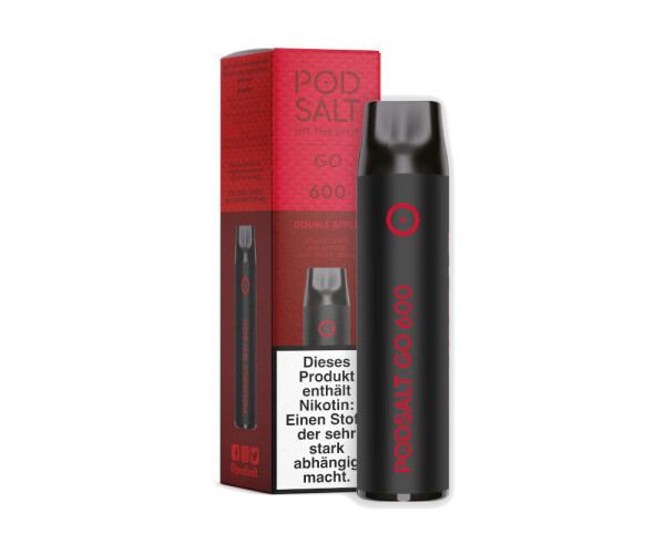 Pod Salt Go 600 Einweg E-Zigarette - Double Apple 20 mg/ml