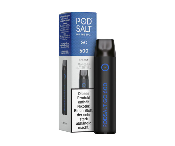 Pod Salt Go 600 Einweg E-Zigarette - Energy 20 mg/ml