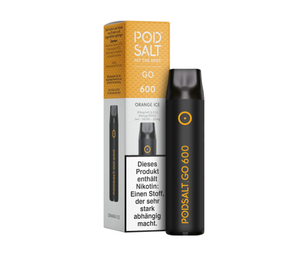 Pod Salt Go 600 Einweg E-Zigarette - Orange Ice 20 mg/ml