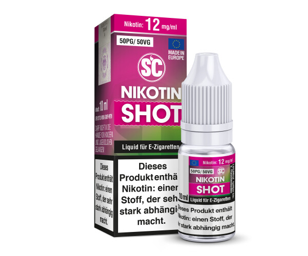 SC - 10ml Nikotin Shot 50PG/50VG 12 mg/ml
