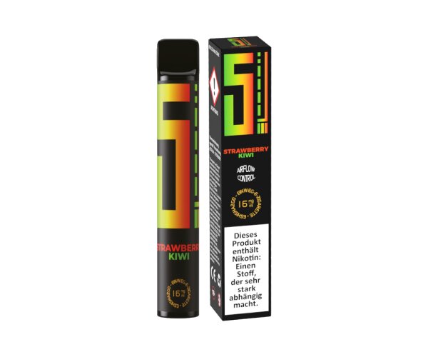 5EL Einweg E-Zigarette - Strawberry Kiwi 16 mg/ml