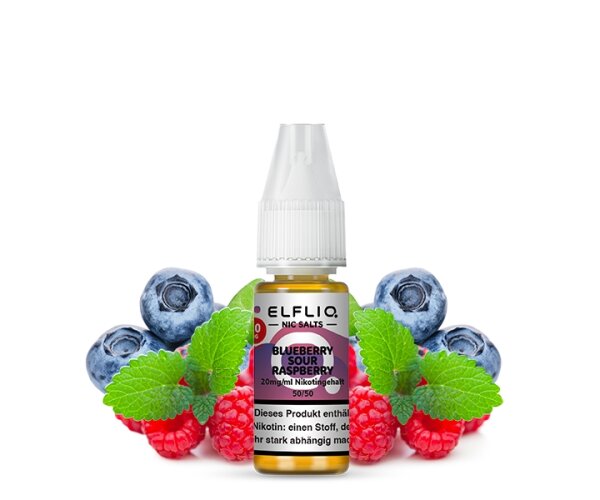 ELFBAR - ELFLIQ - Blueberry Sour Raspberry 10ml 20mg/ml
