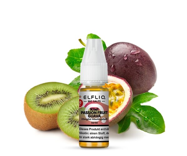 ELFBAR - ELFLIQ - Kiwi Passion Fruit Guava 10ml 20mg/ml