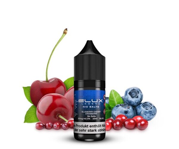 ELUX - Blueberry Cherry Cranberry Nikotinsalz Liquid 10ml