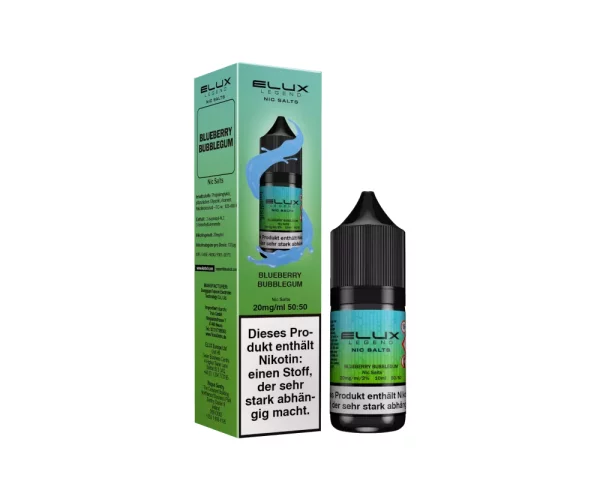 ELUX - Blueberry Bubblegum Nikotinsalz Liquid 10ml 10mg/ml