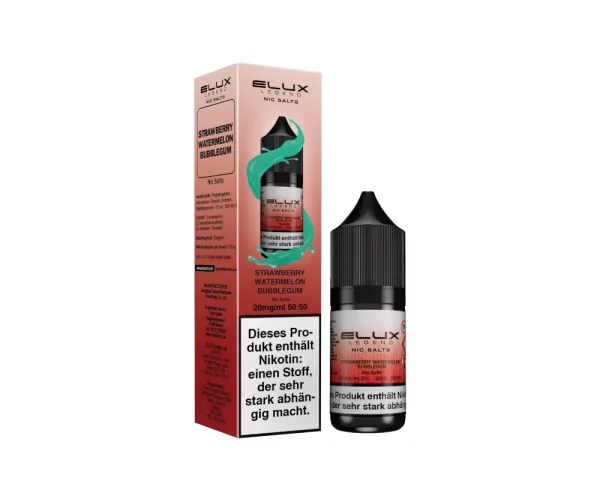 ELUX - Strawberry Watermelon Bubblegum Nikotinsalz Liquid 10ml 10mg/ml