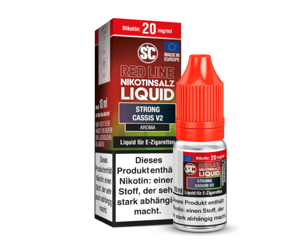 SC - Red Line - Strong Cassis V2 Nikotinsalz Liquid