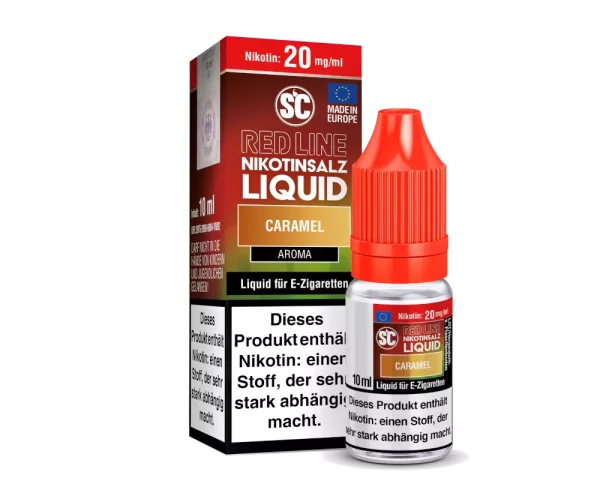 SC - Red Line - Caramel Nikotinsalz Liquid