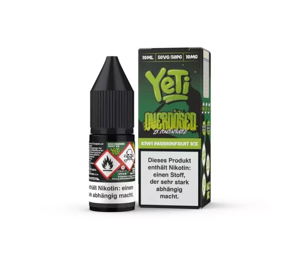 Yeti - Liquid - Kiwi Passionfruit Ice 10ml 20 mg