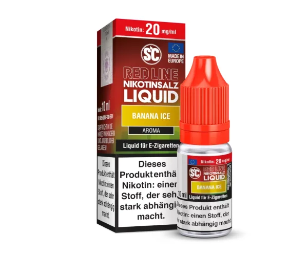 SC - Red Line - Banana Ice Nikotinsalz Liquid 0mg/ml