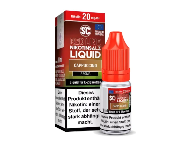 SC - Red Line - Cappuccino Nikotinsalz Liquid 0mg/ml