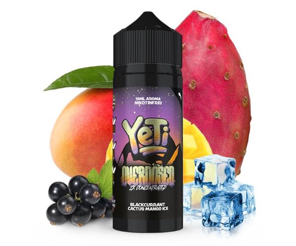 Yeti - Overdosed -Blackcurrant Cactus Mango Ice 10ml