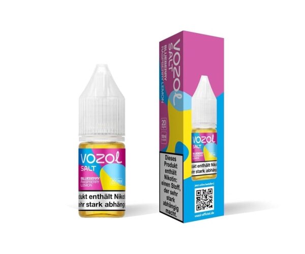 Vozol - Nikotinsalzliquid 10 ml Blueberry Raspberry Lemon 20mg/ml