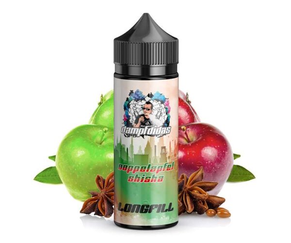 DAMPFDIDAS Doppelapfel Shisha Aroma 10ml