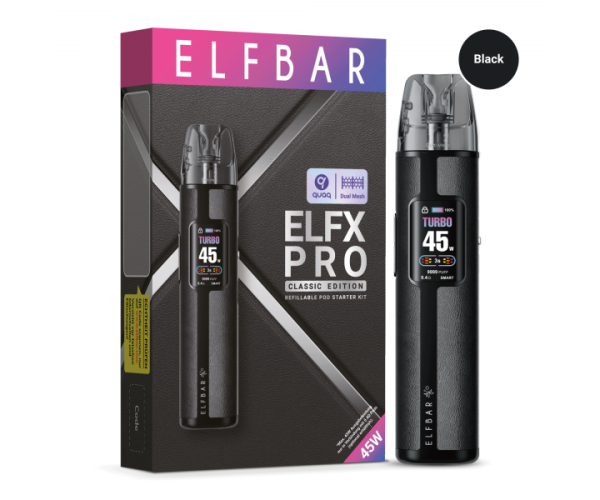 Elfbar - ELFX Pro Refillable Kit Black