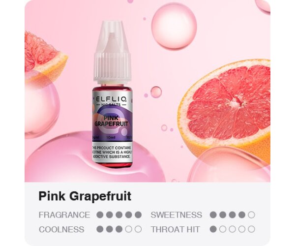 ELFBAR - ELFLIQ - Pink Grapefruit 10ml 10mg/ml