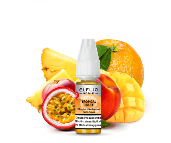 ELFBAR - ELFLIQ - Tropical Fruit 10ml 10mg/ml