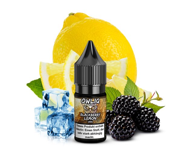 OWL Salt Liquid - Blackberry Lemon Nikotinsalz 10ml 10 mg