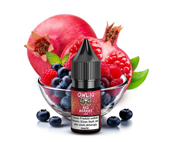 OWL Salt Liquid - Red Berries Nikotinsalz 10ml 10 mg