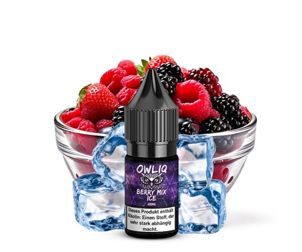 OWL Salt Liquid - Berry Mix Ice Nikotinsalz 10ml 10 mg