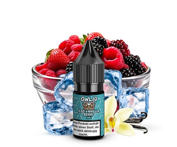 OWL Salt Liquid - Iced Vanilla Berry Nikotinsalz 10ml 10 mg