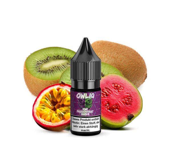 OWL Salt Liquid - Kiwi Passionfruit Guava Nikotinsalz 10ml 20 mg