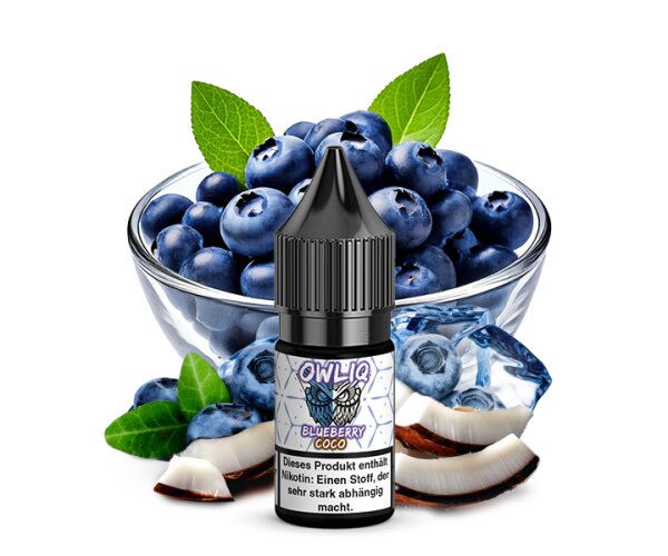 OWL Salt Liquid - Blueberry Coco Nikotinsalz 10ml 20 mg