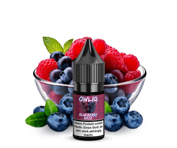 OWL Salt Liquid - Blue Razz Nikotinsalz 10ml 10 mg