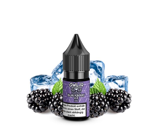 OWL Salt Liquid - Blackberry Ice Nikotinsalz 10ml 20 mg