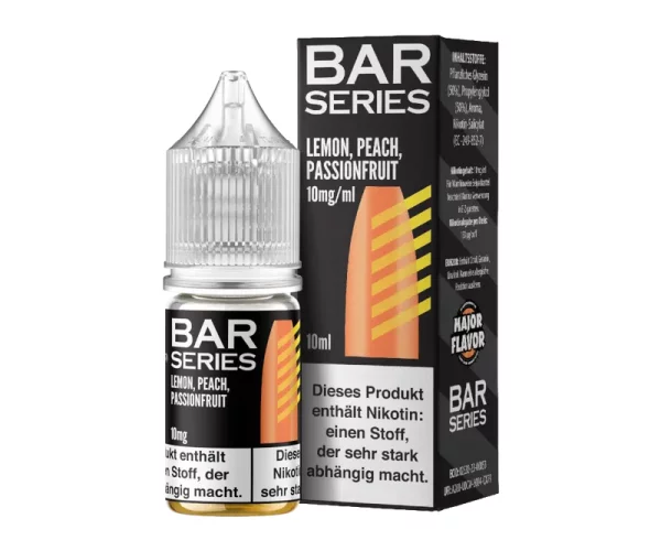 Bar Series - Lemon Peach Passionfruit - Nikotinsalz Liquid 10mg/ml