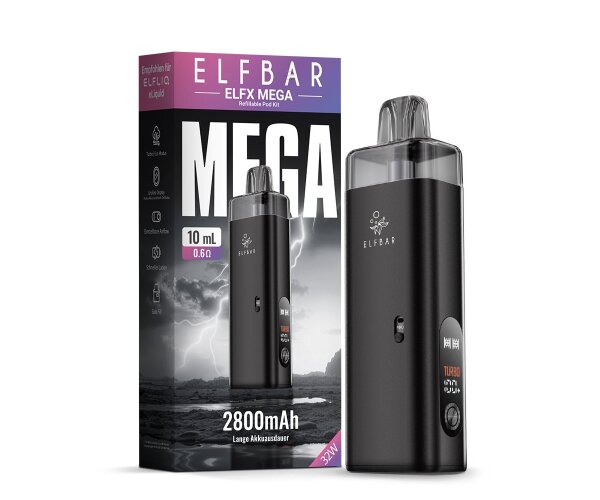 Elfbar - ELFX Mega Kit Black