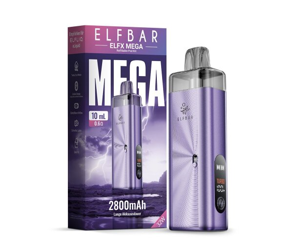 Elfbar - ELFX Mega Kit Purple