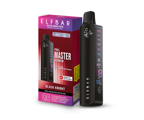Elfbar Elfa Master Akku 850 mAh Schwarz