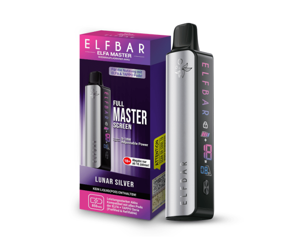 Elfbar Elfa Master Akku 850 mAh Silber