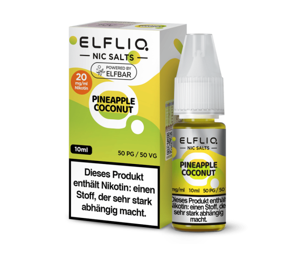 ELFBAR - ELFLIQ - Pineapple Coconut 10ml 20mg/ml
