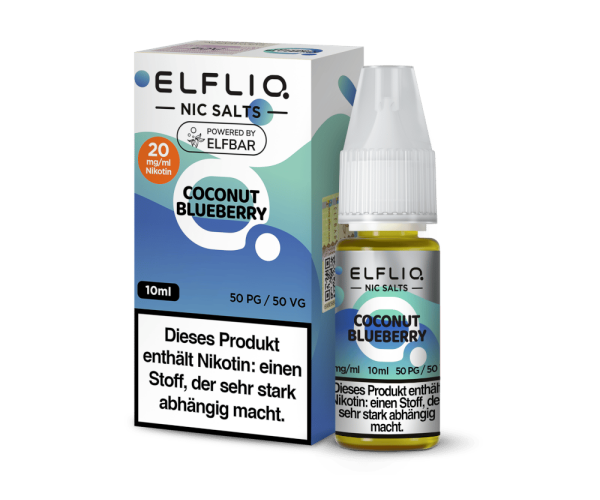 ELFBAR - ELFLIQ - Coconut Blueberry 10ml 20mg/ml