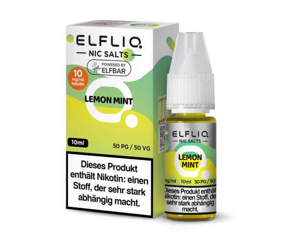 ELFBAR - ELFLIQ - Lemon Mint 10ml 10mg/ml