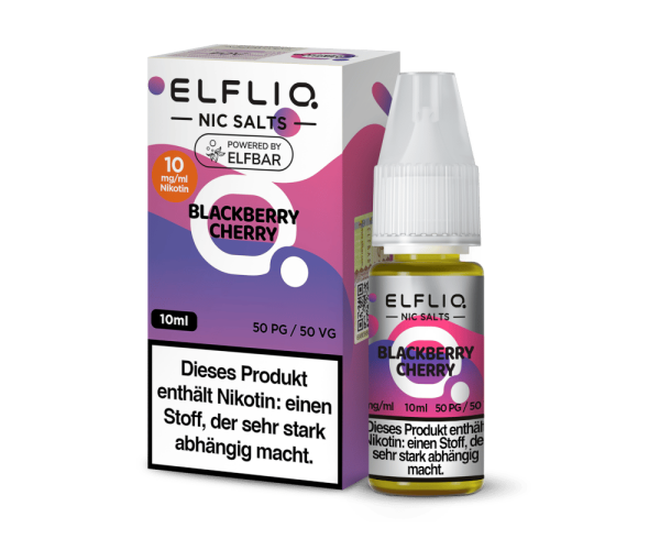 ELFBAR - ELFLIQ - Blackberry Cherry 10ml 10mg/ml