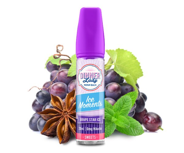 Dinner Lady - Ice Moments - Grape Star Ice Aroma 20ml
