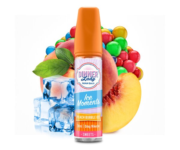 Dinner Lady - Ice Moments - Peach Bubble Ice Aroma 20ml