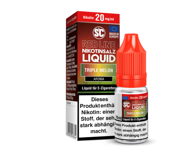 SC - Red Line - Triple Melon - Nikotinsalz Liquid