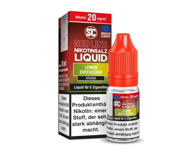SC - Red Line - Lemon Cheesecake Nikotinsalz Liquid 5mg/ml