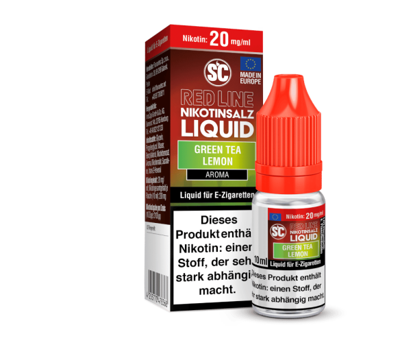 SC - Red Line - Green Tea Lemon - Nikotinsalz Liquid 20mg/ml