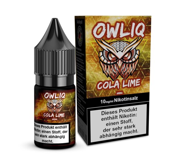 OWL Salt Liquid - Cola Lime Nikotinsalz 10ml 10 mg