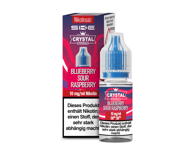 SKE - Crystal - Liquid 10ml Blueberry sour Raspberry 10mg/ml