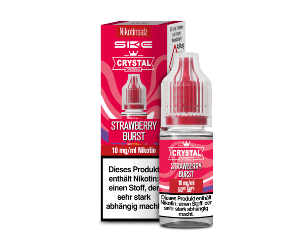 SKE - Crystal - Liquid 10ml Strawberry Burst 10mg/ml