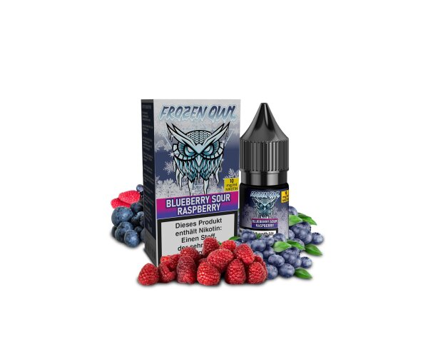 OWL Salt Liquid - FROZEN - Blueberry Sour Raspberry Nikotinsalz 10ml