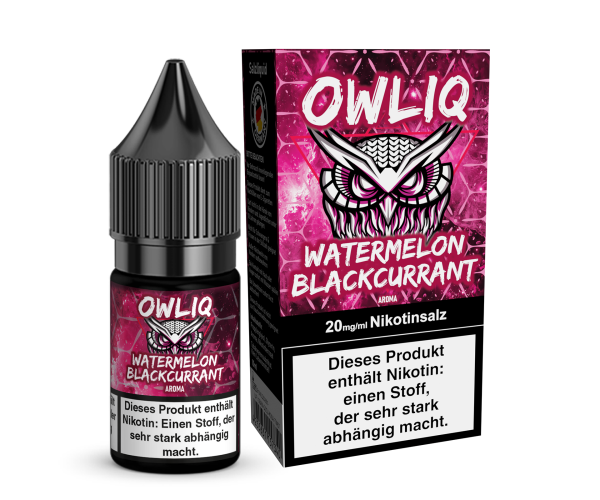OWL Salt Liquid - Watermelon Blackcurrant Nikotinsalz 10ml